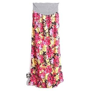 Fun strapless maxi